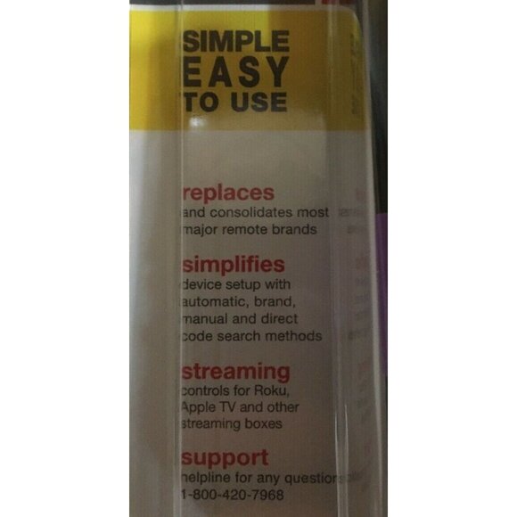 RCA RCRN04GR 4-Device Backlit Universal Remote NEW SEALED - Picture 3 of 9